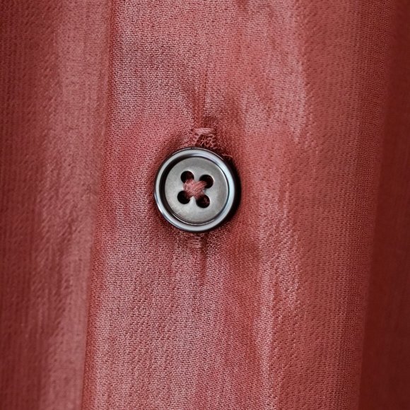 Ann Demeulemeester Dusty Rose Pleated Ruffle Top - Picture 10 of 11